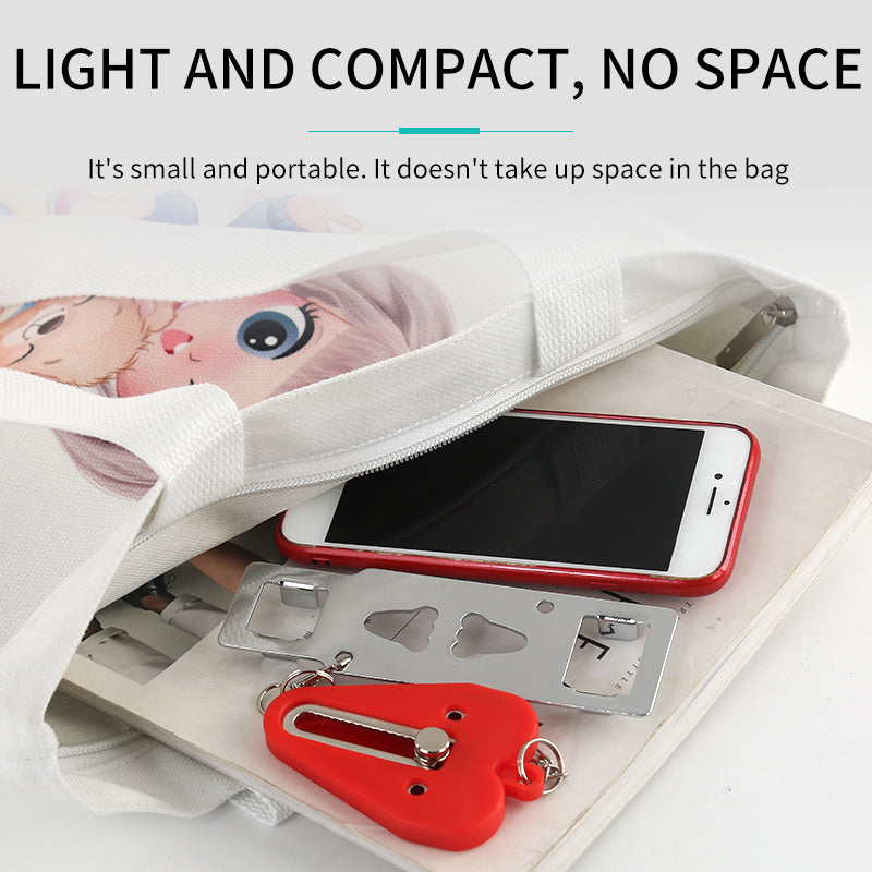 BlessGuard travel door lock packaging and included accessories