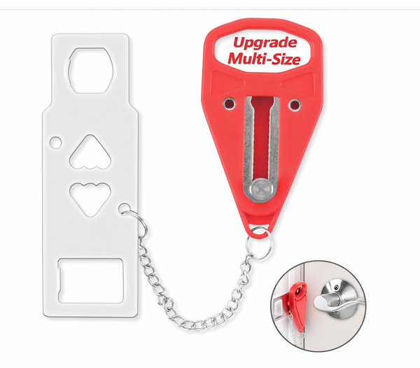 BlessGuard Portable Door Lock for Travel — No-Tool Home Security Latch